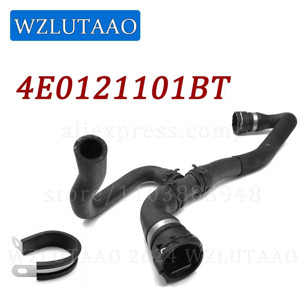 Engine Upper Radiator Coolant Hose Pipe Line For Audi A8 D3 S8 Quattro 2004-2010 2.8 3.2 BDX BPK CJBA 4E0121101BT 4E0 121 101 BT