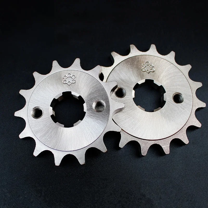 1szt Stal stopowa niklu 428 14T 15T 16T 17T Zębatka do CBF OTR Z-ones 150 Dirt Pit Bike Motorower Skuter Motocykl — zdjęcie 2