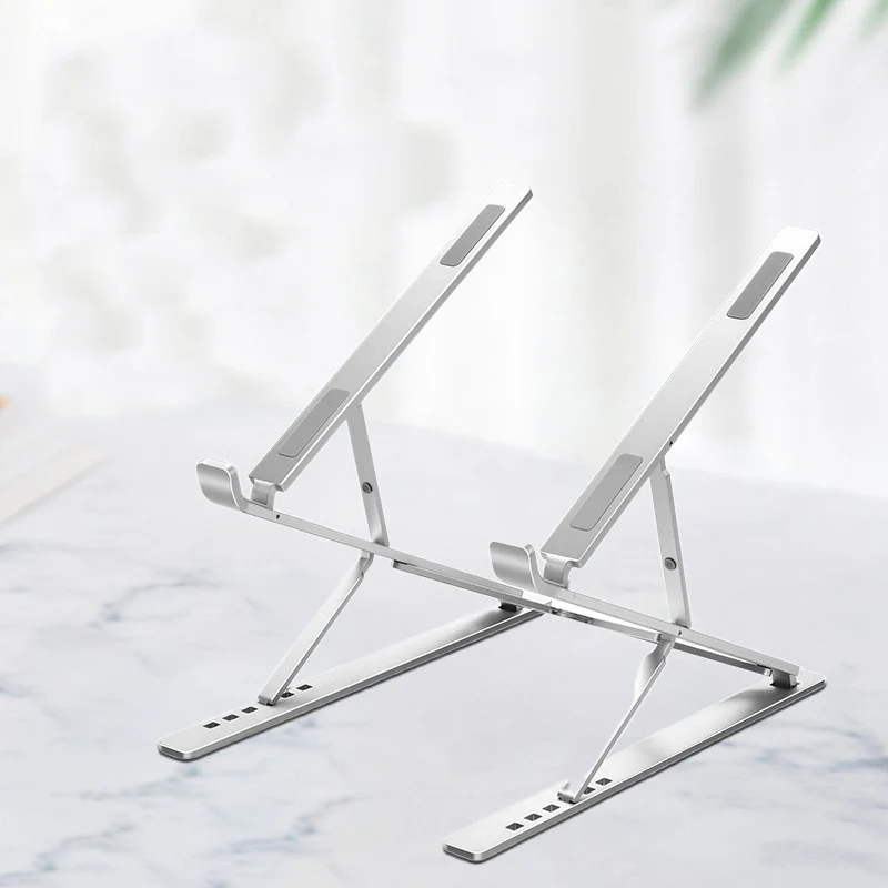 Support Base For Laptop Bracket Aluminum Notebook Support Stand Cradle Tablet holder Desk Accessories Stand Metal Folding