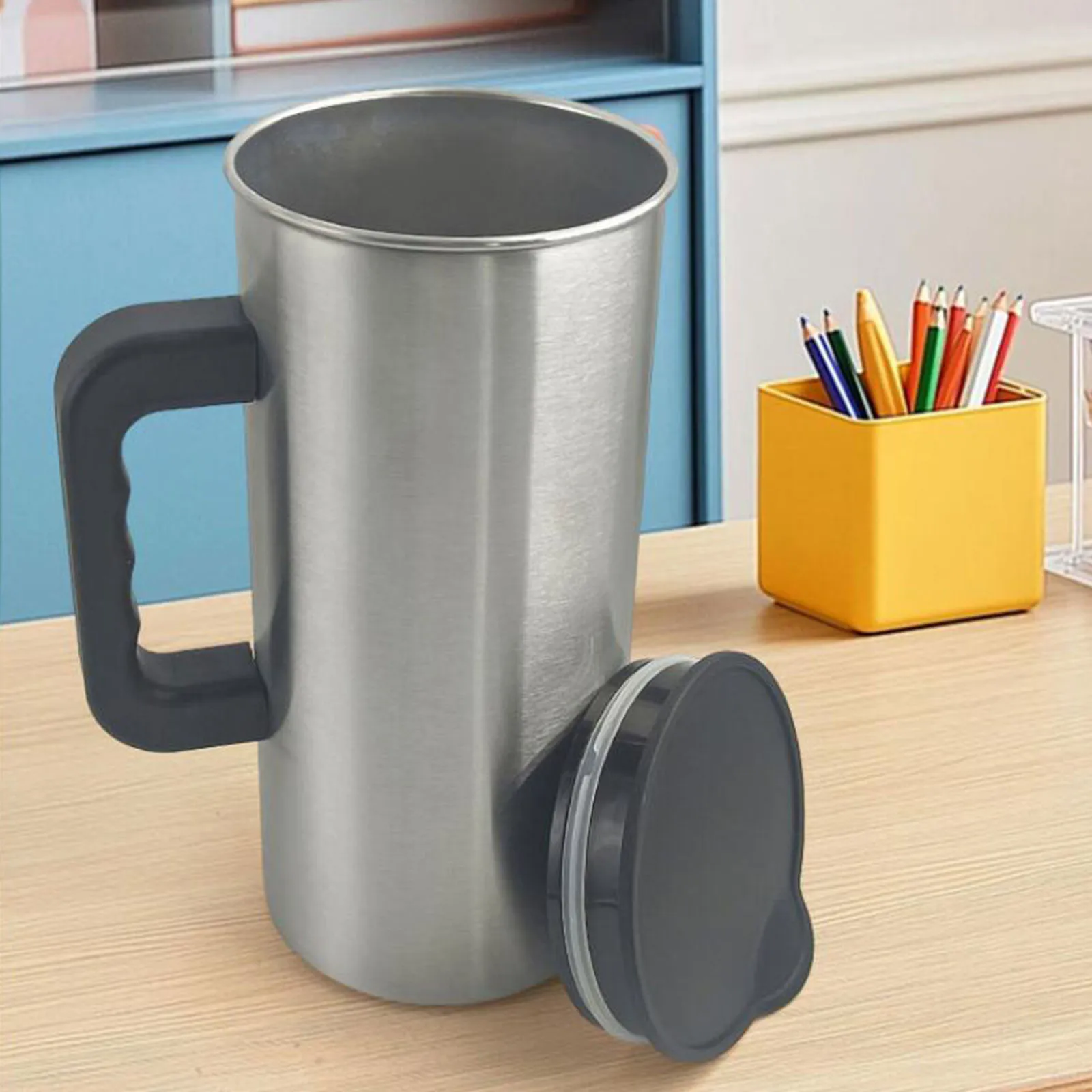 1.5L إبريق من الفولاذ المقاوم للصدأ مقاومة للحرارة متعددة الوظائف المحمولة غلاية شاي الثلج جبل واسع لمكتب مقهى المطبخ بار المنزل