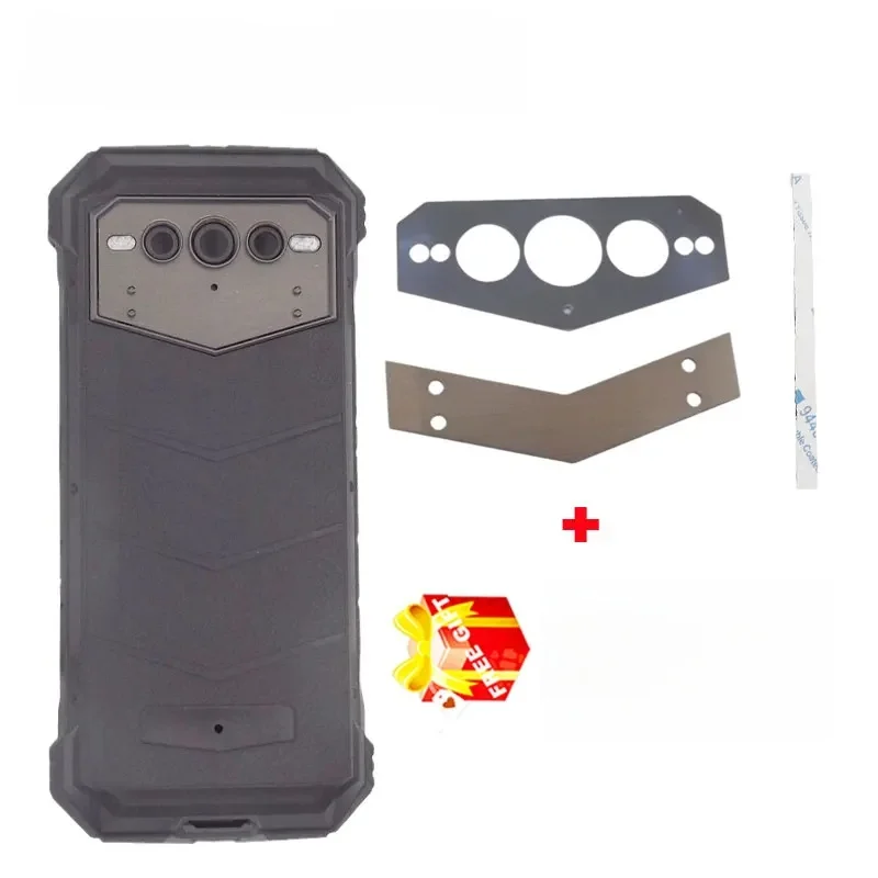 Nowa oryginalna pokrywa baterii DOOGEE V Max + tylna lampa błyskowa aparatu + tylna kamera aluminiowa ozdoba do telefonu DOOGEE V Max — zdjęcie 2