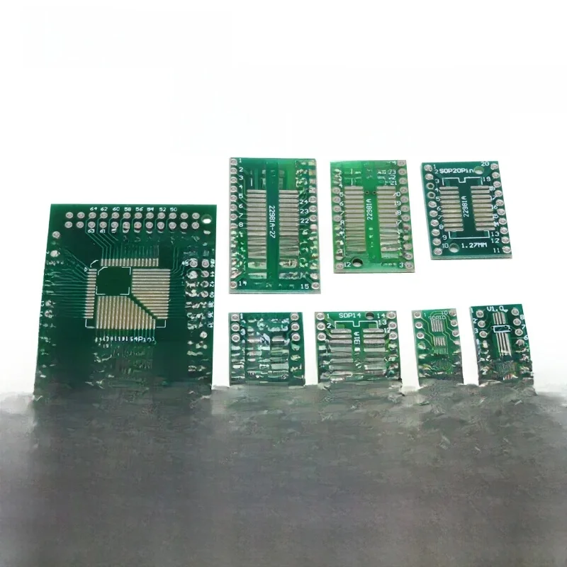 10 sztuk PCB pokładzie SMD przejdź do DIP spo MSOP SSOP TSSOP SOT23 8 10 14 16 20 24 28 SMT do DIP Adapter konwerter płyta — zdjęcie 2