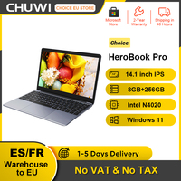 CHUWI HeroBook Pro Laptop 14.1 Inch FHD Screen Intel Celeron N4020 Dual Core UHD Graphics 600 GPU 8GB DDR4 256GB SSD Windows 11