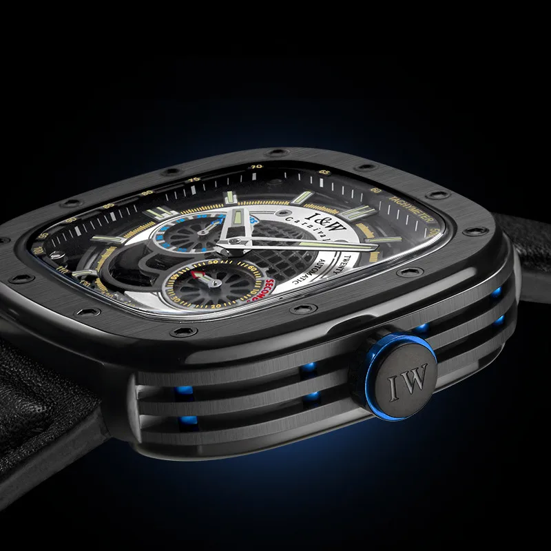 Montre CARNIVAL Mechanical Dress Watches for Men Brands Luxury Sapphire Square Automatic Watch Mens Waterproof 2026 Reloj Hombre