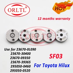 4PCS Diesel Injector Orifice Plate SF03(BGC2) Common Rail Valve Plate for TOYOTA 23670-0L090 23670-30400 23670-09350 23670-39365