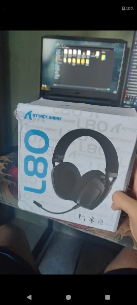 ATTACK SHARK L80 Ultra-Light Tri-Mode Gaming Headset Lightweight Wireless Gaming Headset for PC/PS4/PS5/Switch/Xbox photo review