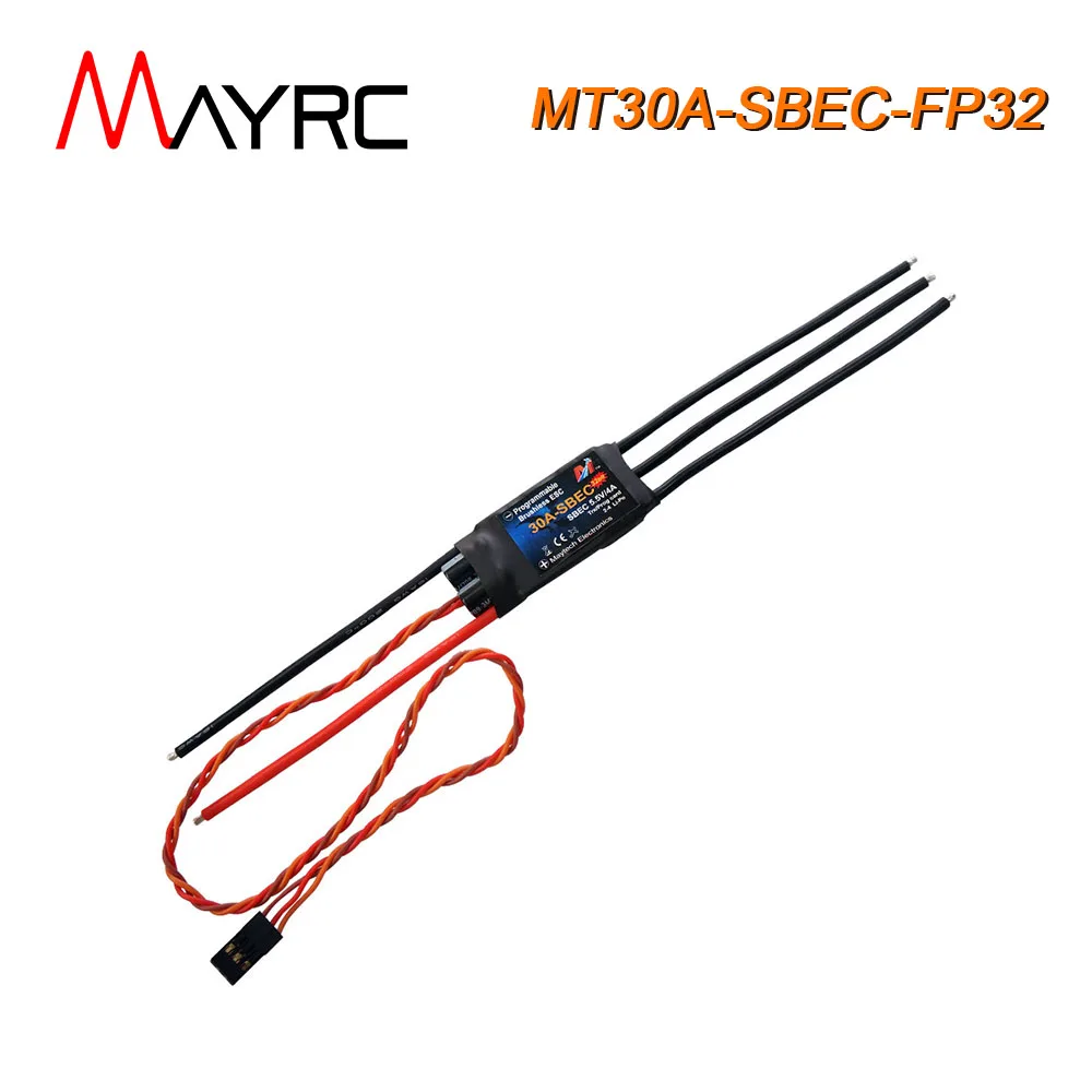 MAYRC 30A 5.5V 4A SBEC 32bit Micro-processor Firmware Brushless ESC for RC Fixed Wing Spraying Aircraft Quad Multi Hobby Plane