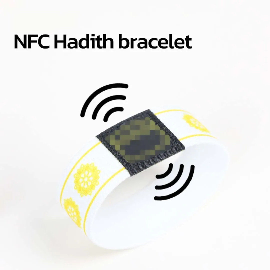 

Браслеты NFC, тканая ткань с поддержкой, эластичный браслет для Писания, NFC-браслет, эластичный браслет для Священного Писания для мусульманского подарка