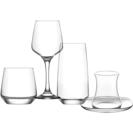 

Lav Lal Dowry Set 60 Pieces Water Glass Set for 12 Persons