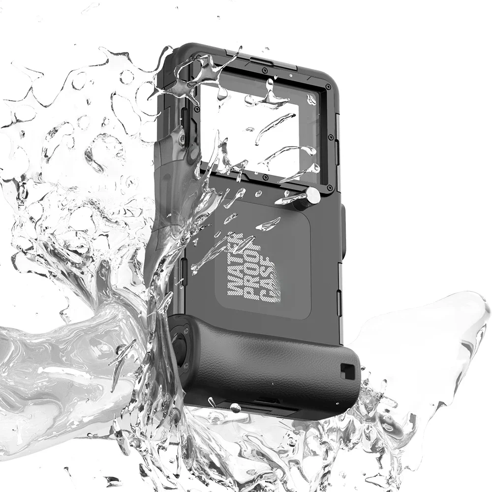 Shellbox Neu Verbesserte Mehrfarbige IP68-Standard 15M/50ft Tauch-/Schwimm-Fotografie Professionelle Wasserdichte Handyhülle