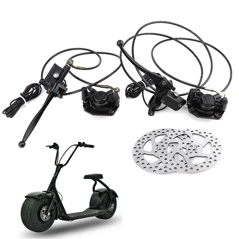 Voor-En Achterremmen Hydraulische Schijfrempomp Voor Citycoco Harley Elektrische Scooter Scooter - afbeelding 2