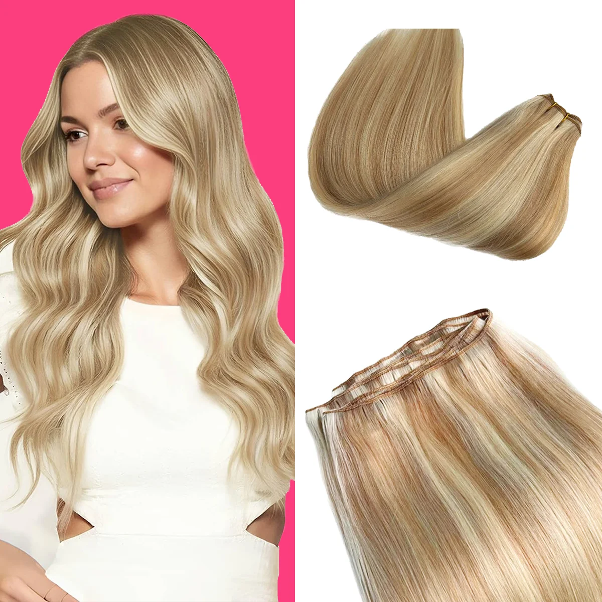 

Sew In Hair Extensions Weave Hair Human Bundles Machine Remy Hair 50 Gram Double Weft Soft Straight Human Hair Weft For Women