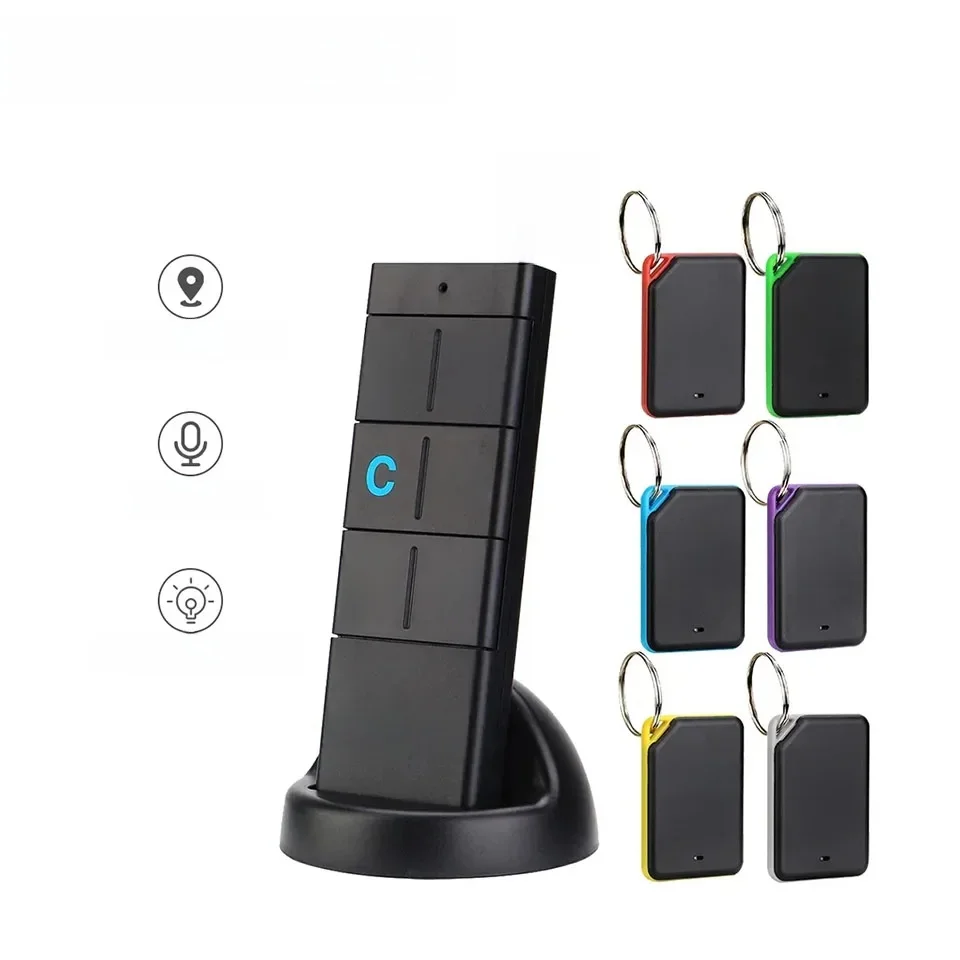 Retekess TH104 détecteur de clé sans fil localisateur de clé RF traqueur d'animaux portefeuille traqueur télécommande 1 émetteur RF 6 récepteur