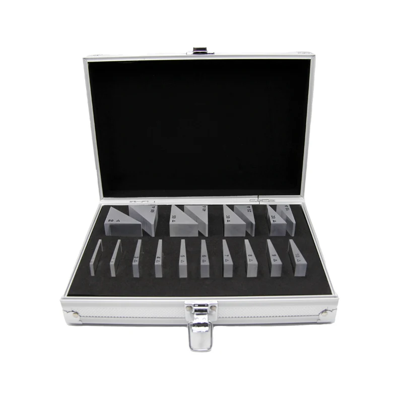 Wedge Prism Stair Optical Triangular Prism 18-Piece Set Ophthalmic Esotropia Prism Group Examination and Correction Kit