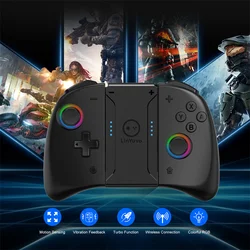 LinYuvo KS53 JoyPad For Nintendo Switch Wireless Bluetooth Pro Controller Auto-Fire Gamepad Controller For Nintendo Joystick