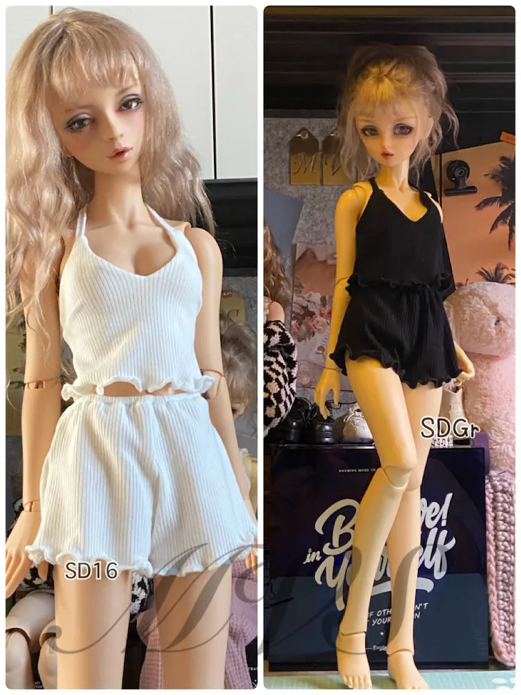 

Sweetie Sun Top Shorts for BJD 1/6 1/4 ,1/3 Doll Clothes Customized CWB254