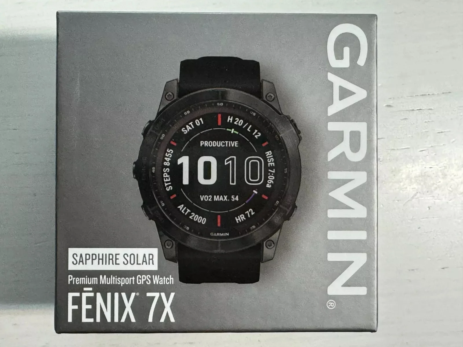 ST DISCOUNT SALES FOR NEW GARMINS Fenix 7X Solar Sapphire Multi sport GPS-Watch Black FREE SHIPPING