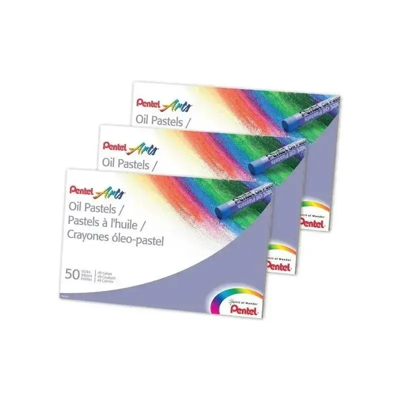 

Oil Pastels, 50 Colors Per Pack, 150PK