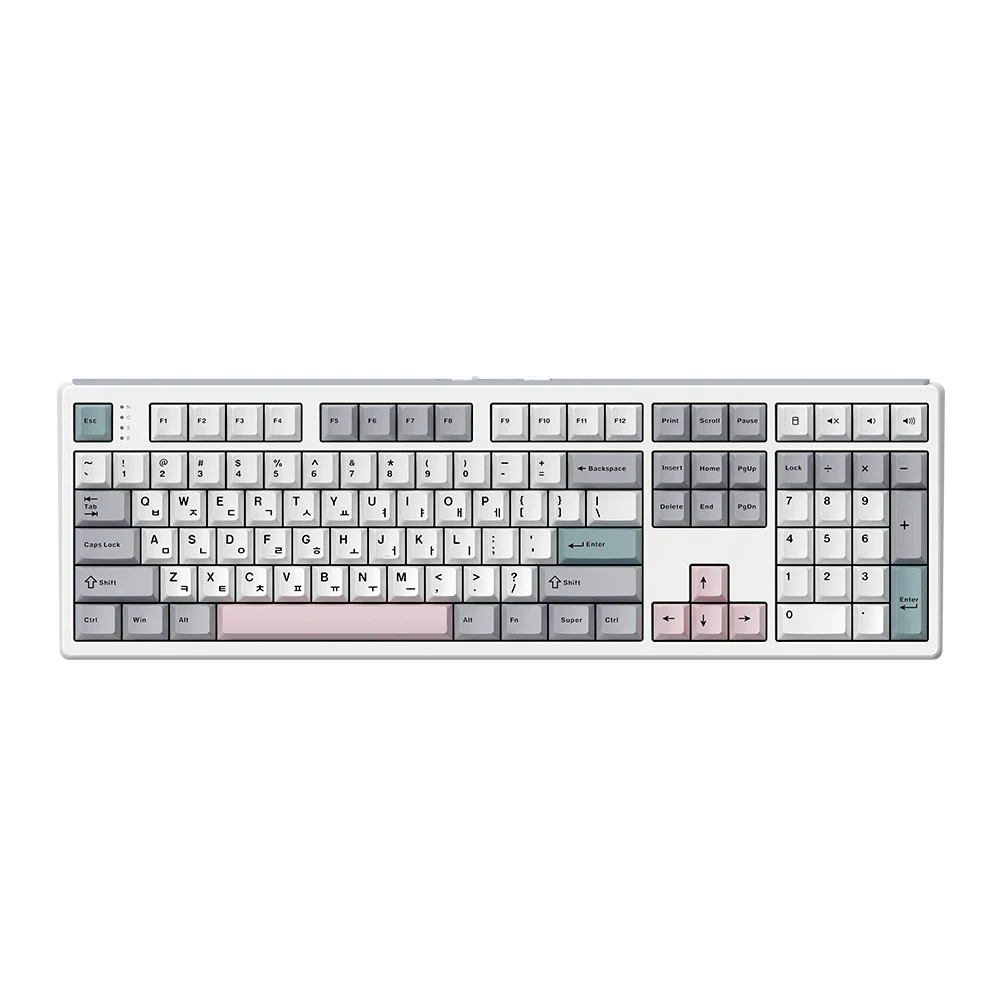 Preflow archon AK68 108 مفاتيح لوحة مفاتيح ميكانيكية بلوتوث سلكية ولاسلكية