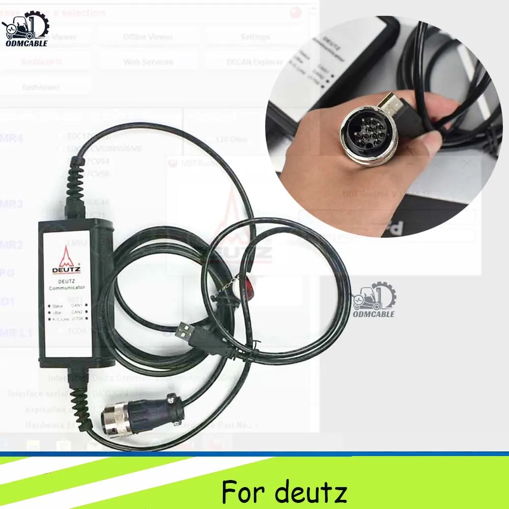 

For DEUTZ diesel diagnostic scanner Deutz decom SerDia 2010 Communicator kit