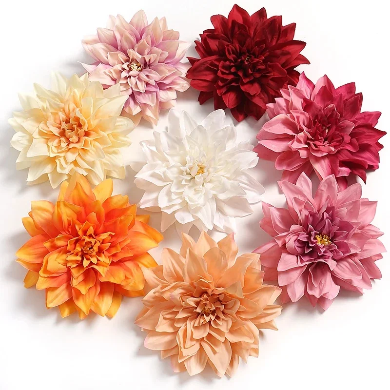 Fleurs de Nunlia Artificielles de 15cm, Décoration de ix, Maison, Chambre, Mariage, Anniversaire, Bricolage, Couronne de Mariée, Accessoires Cadeaux, 2/5 Pièces