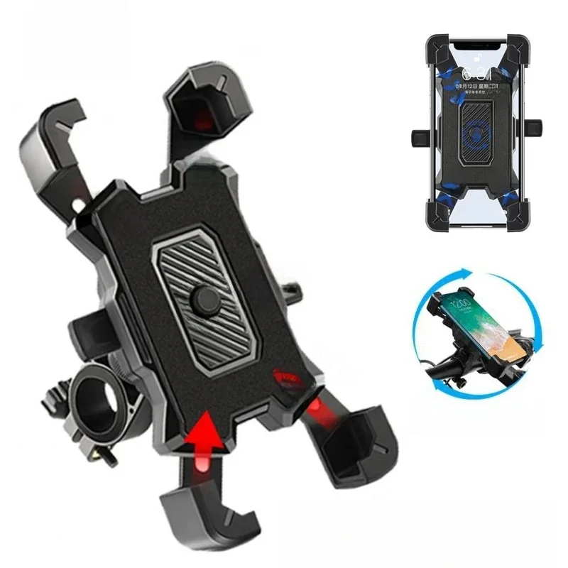 AliExpress 360 Degrees Rotate Electric Bicycle Phone Holder for iPhone Xiaomi MTB Bike Moto Motorcycle Cell Stand Bracket Non-slip Cycling