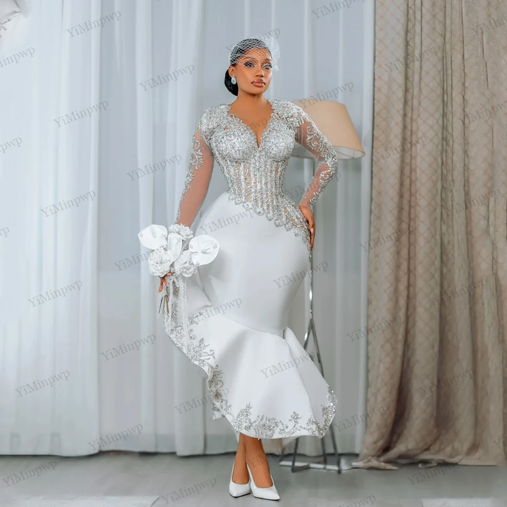 Thumbnail 3 - #6 Trending Womens Long Sleeve Wedding Dress Right Now