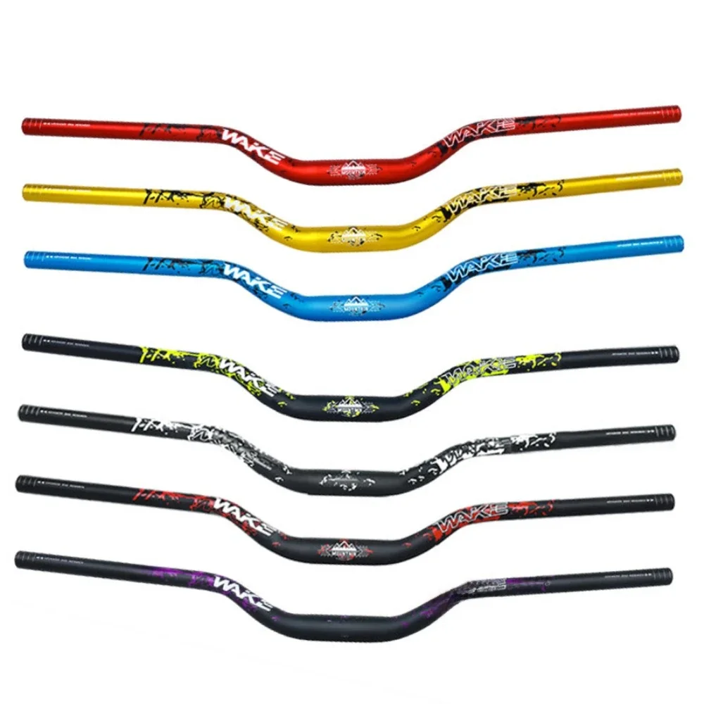 AliExpress NONE Wake 31.8MM Mountain Bike Handlebar Aluminum Alloy Bicycle Riser Handlebar 55MM Rise 780MM Length Bicycle Bar with Matte Surface