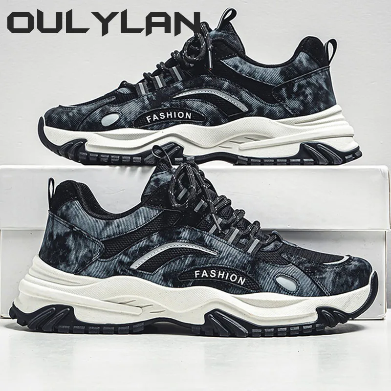 Oulylan Outdoor Sports Breathable Sneakers 2024 New Casual Running Shoes Men Gym Training Athletic Designer Sneaker