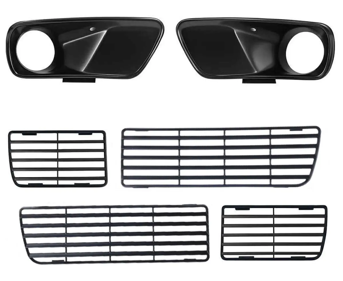 

Рефлекторная решетка индикатора, нижний воздухозаборник, набор из 6 шт. для бампера EURO VW MK3 Golf GTI VR6