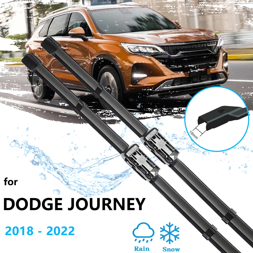 For Dodge Journey Trumpchi GAC GS5 II 2018 2019 2020 2021 2022 Front Wiper Cutter Blades Brushes Accessories Windscreen Windows