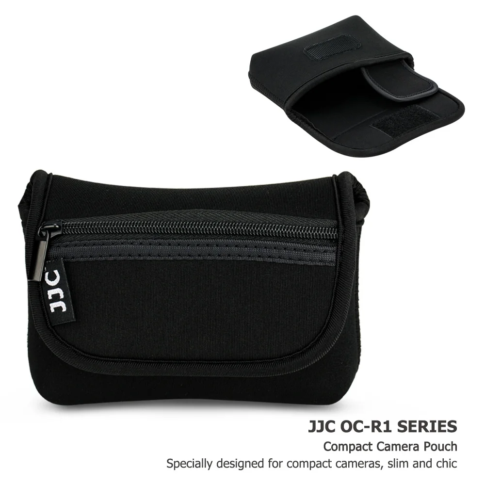 JJC Compact Camera Case Travel Pouch for Canon G7X G9X G5X SX740 SX620 Sony ZV1 II ZV-1F ZV1F RX100 VII VI VA IV Ricoh GR III