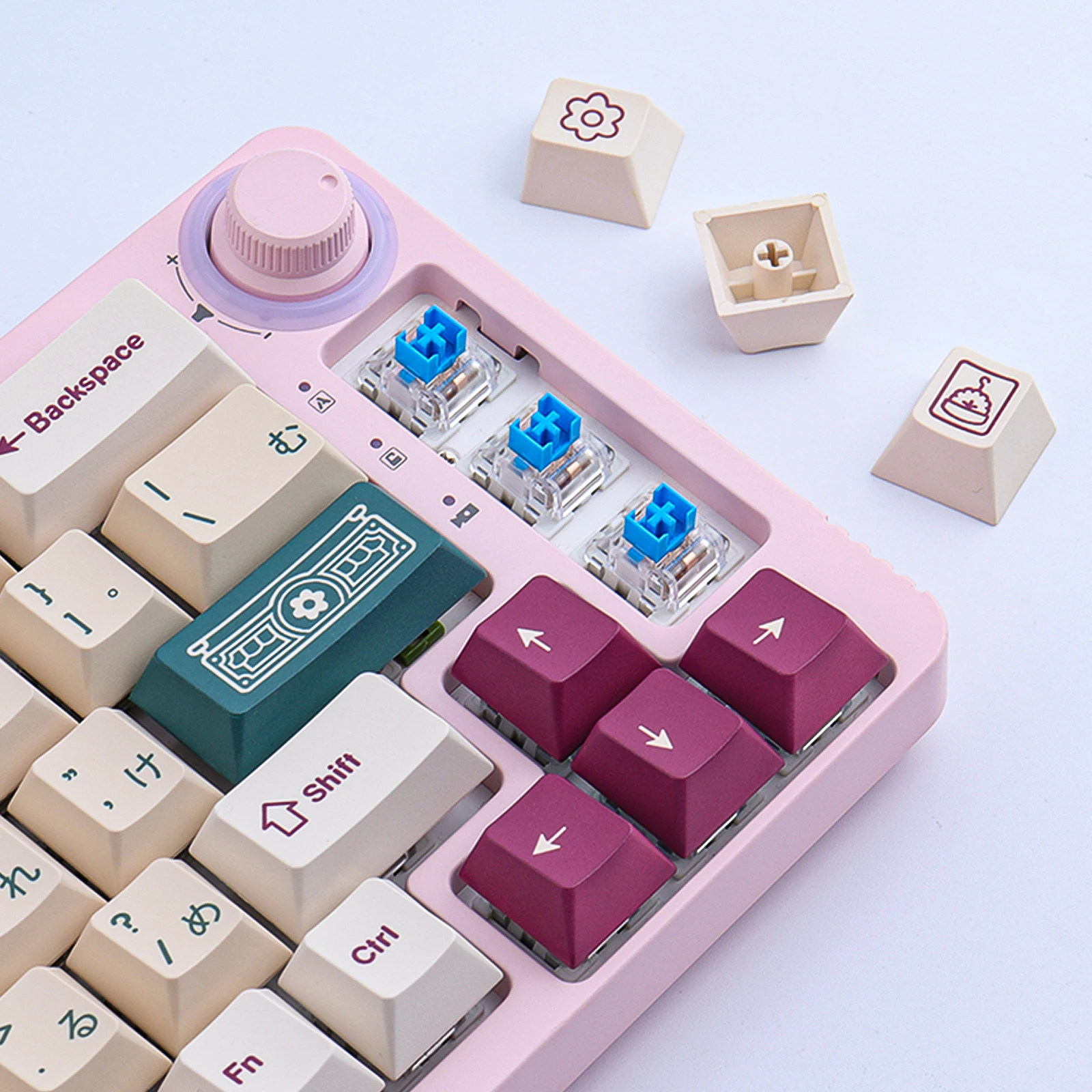 Gmk-メカニカルキーボード用のカスタムプラスチックキー,137キー,pbtキー,チェリープロファイル