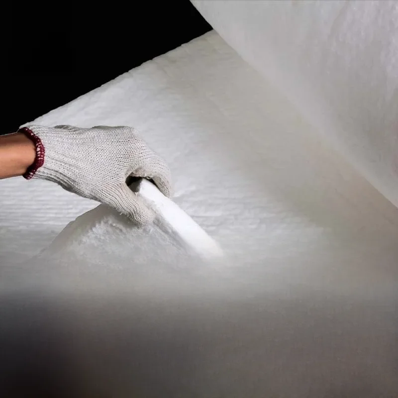 1650 ℃ Couverture en Fiber de céramique, roulement en Zirconium résistant aux hautes températures, coton isolant résistant au feu, utilisé dans l'industrie