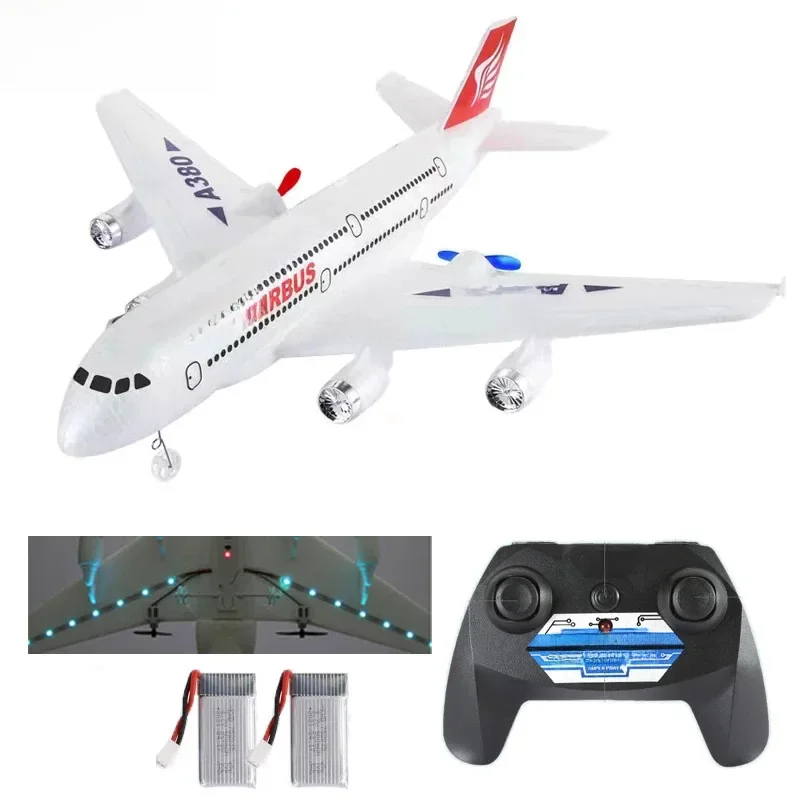 Samolot RC Boeing 747 Airbus A380 2.4G 2CH zdalnie sterowany, model samolotu o stałym skrzydle, zabawki RC, prezenty — 2