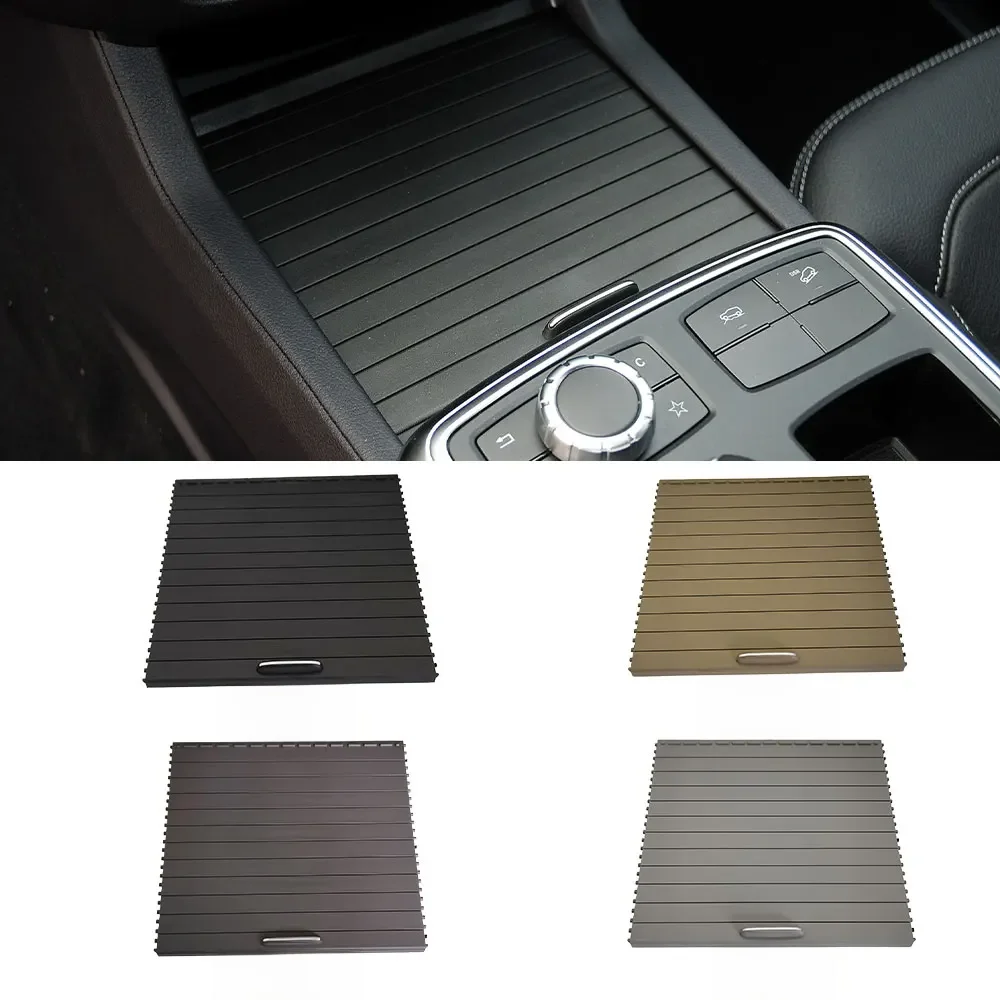 Do Mercedes W166 W292 Konsola samochodowa Uchwyt na kubek Pokrywa przesuwna Pokrywa środkowa rolety Do Benz ML GL GLE GLS ML300 GLE350 — 2