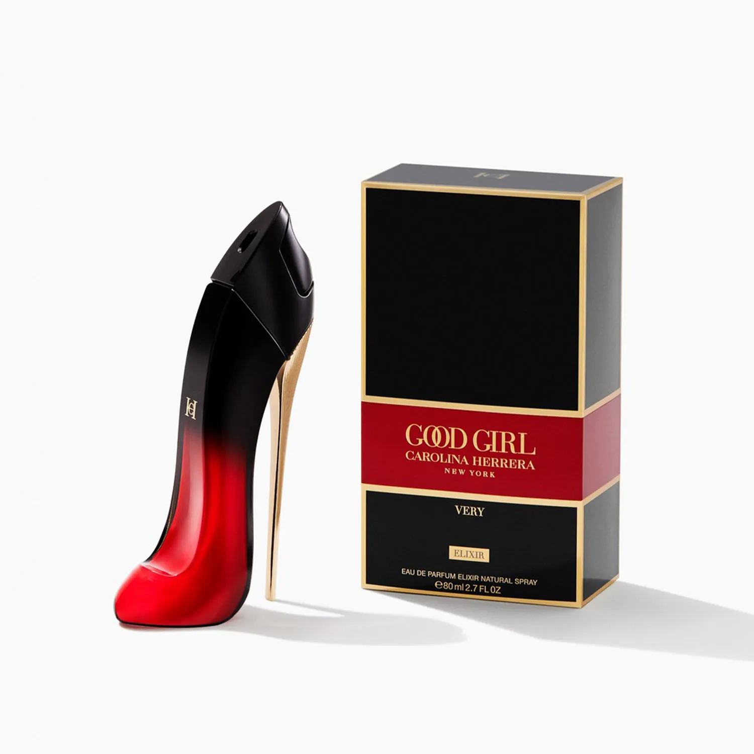 Carolina Herrera Very Good Girl Elixir Eau de Parfum Spray for Women – Addictive Oriental Floral & Amber Woods Scent, Litchi, Rose & Vanilla, Long-Lasting Intense Fragrance, Perfect Gift for Her, 2.7 fl oz / 80 ml