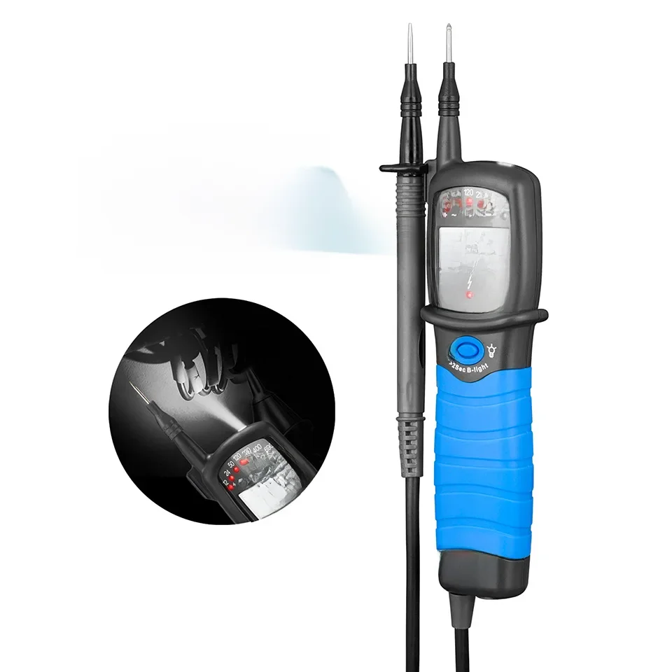 HoldPeak HP-38A LCD Elektroniczny tester napięcia prądu Cyfrowe automatyczne wyłączanie AC/DC z niskim zużyciem baterii — zdjęcie 2