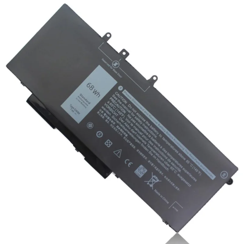 New GJKNX Laptop Battery 7.6V 68Wh For Dell Latitude E5480 5580 5490 5590 Precision M3520 M3530 0GD1JP 0DY9NT 451-BBZG