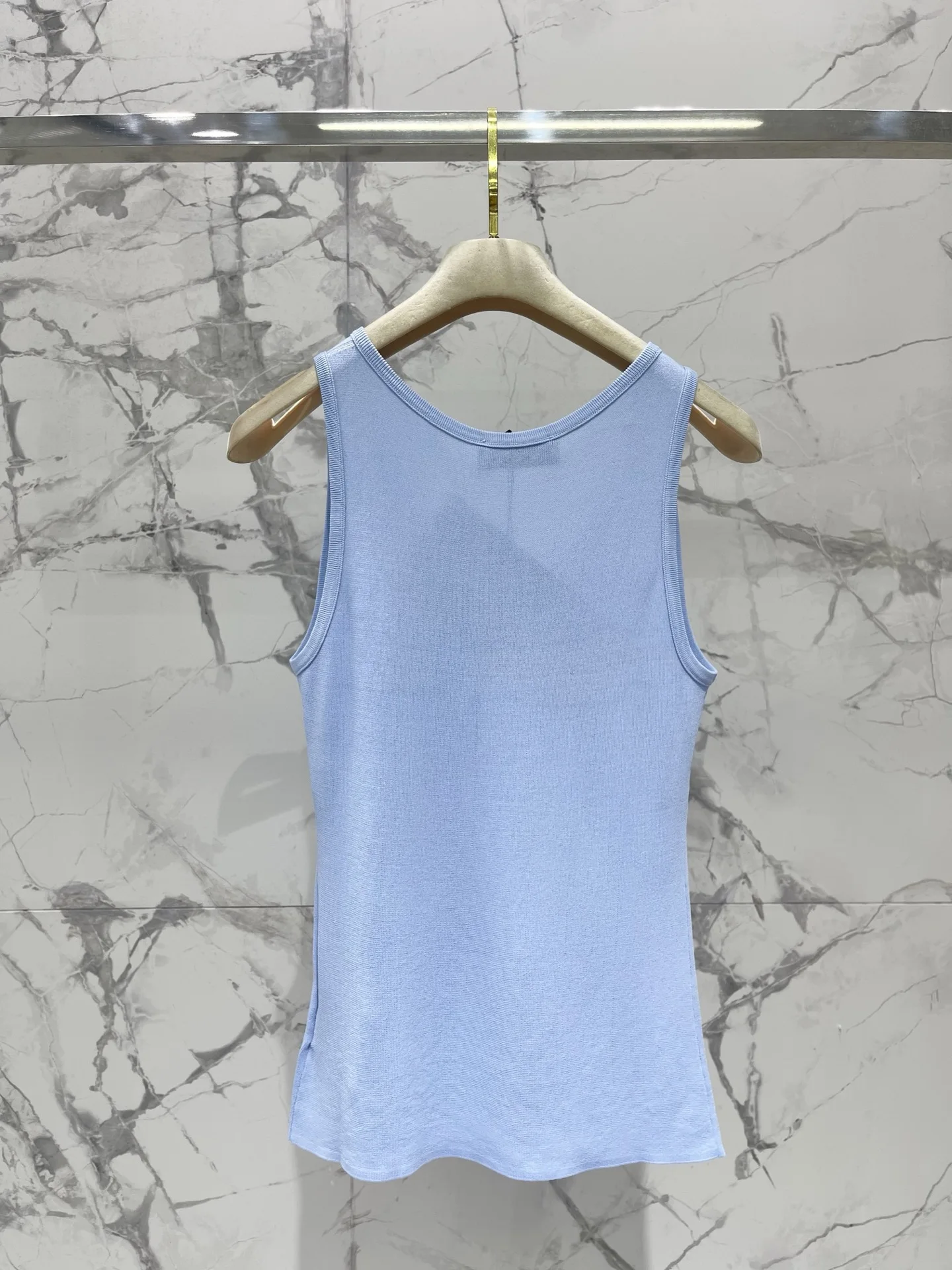 

2026 Summer New Style Women's Clothing - Simple and Casual Sleeveless Knitted Women's Soft and Comfortable Turtleneck Top