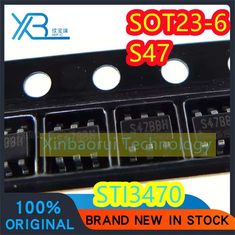 

(10/50pieces) STI3470 SOT23-6 Parts Mark S47B S47 18V 2A DC-DC Voltage Regulator Step-Down Chip Original Brand New Electronics