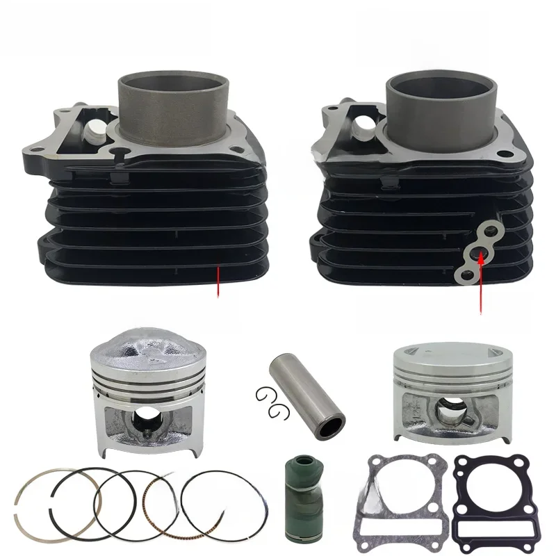 57mm zestaw siłowników zestaw tłoka i uszczelka wszystkie zestawy dla Suzuki GS125 GN125 125CC GN 125 EN125 GZ125 DR125 TU125 157FMI K157FMI — zdjęcie 2