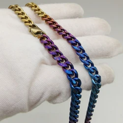 7.0 mm Grade 1 Pure Titanium Chain Necklace- Unalloyed Chain Biomedically Compatible  ALLERGY FREE Necklace