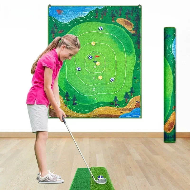 PGM DJD040 Mini golf halowy zawieszony tarcza do darta praktyka pomoc szkoleniowa na świeżym powietrzu trener mata do uderzania w golfa — zdjęcie 2