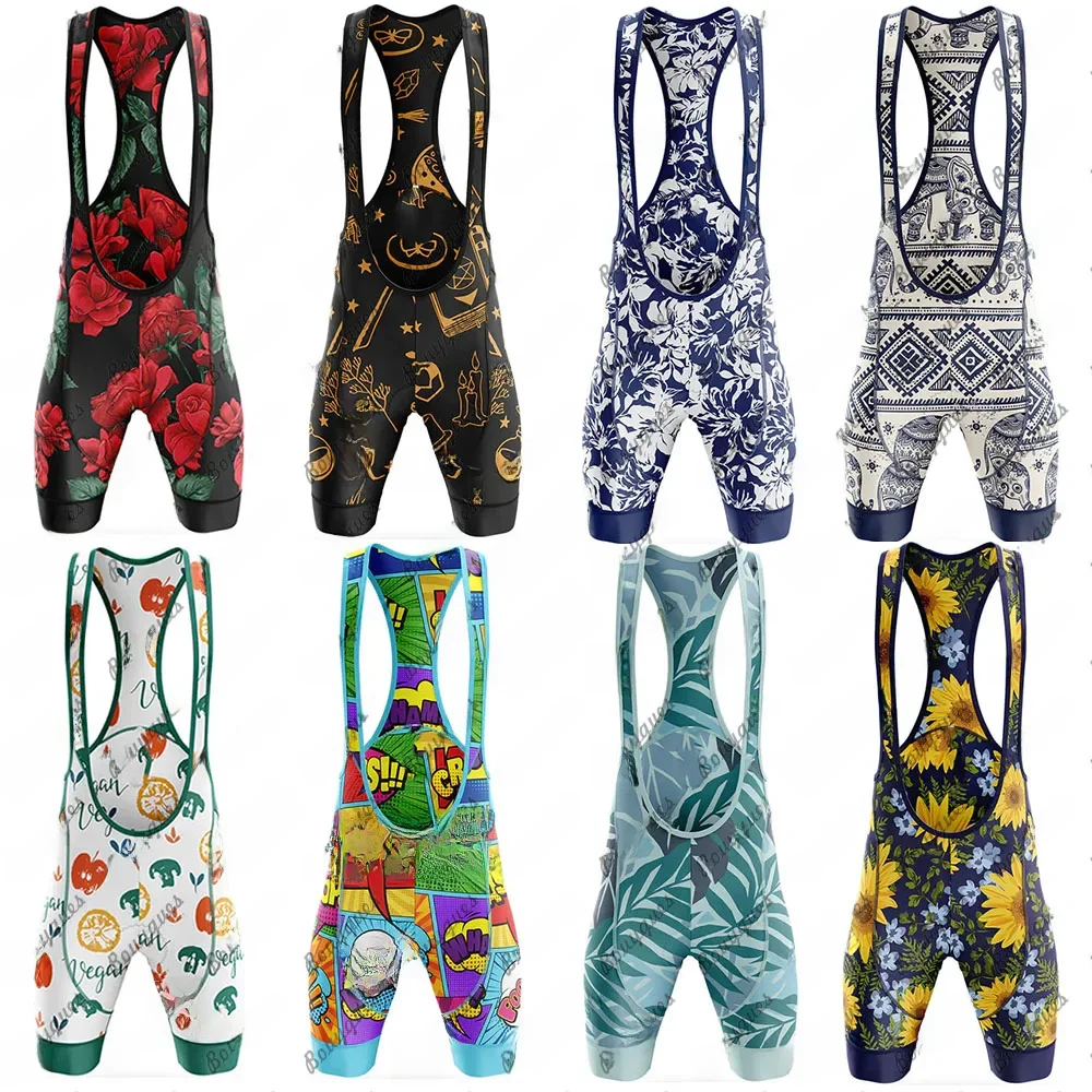 AliExpress Bouygues Cycling Bibs Shorts Mountain Bike Breathable Men's Women Gel Padded Bike Tights Triathlon Pro Licra outdoor sport Bicycle Shorts