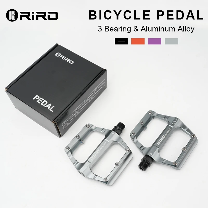

Bicycle 3 Bearing Pedals Anti-Slip Moutain Bike Pedal Lightweight Bike Platform for Road Bicycle Aluminum Alloy Paddles