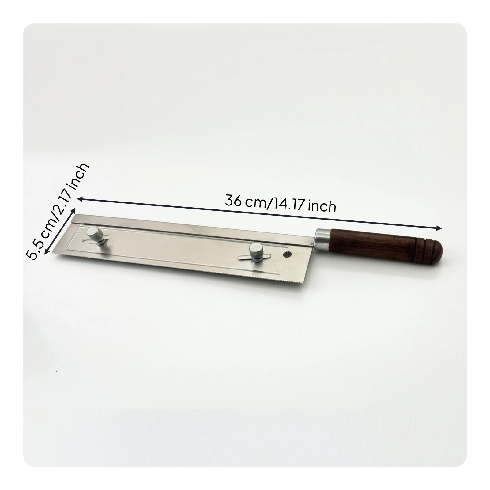 Guitar Fret Saw with Adjustable Guide Fine-Tooth Fret Slotting Saw Wooden-Handle Handsaw for Luthiers, Instrument Building, Work image 6
