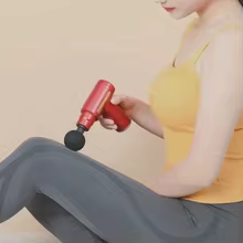 Massador Elétrico Mini Profissional, Massagem Muscular E Facial Recarregável. Terapia Relaxante!