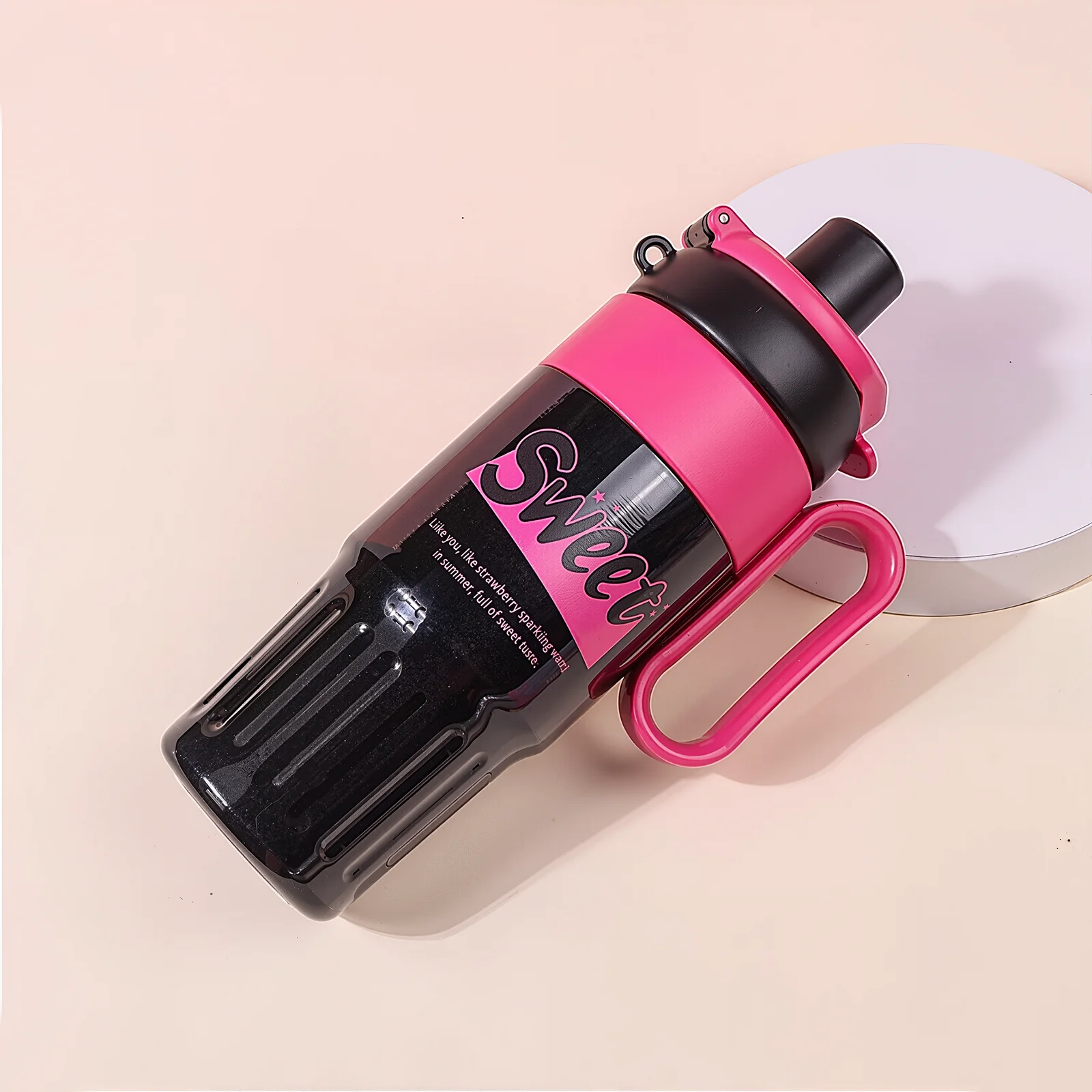 

1PCS 26oz Reusable Tumbler Stainless Steel Vacuum Insulated Water Bottle For Home, Office, Car Leak Resistant Flip Cap Keeps Dri