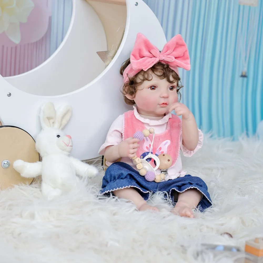 ตุ๊กตาเด็กทารก Cloveray ขนาด 20 นิ้ว แบบเหมือนจริง ทำจากไวนิลทั้งตัว น่ารักสุดๆ เนื้อนุ่ม คุณภาพสูง งานแฮนด์เมด ของเล่นเด็ก ของขวัญวันเกิด